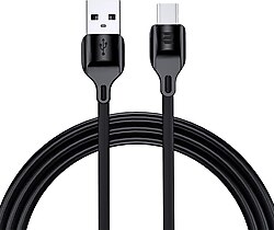 Rock Space Z13 1 m Siyah Micro USB Şarj Kablosu