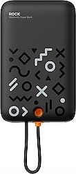 Rock P28 Siyah 10000 mAh MagSafe Powerbank