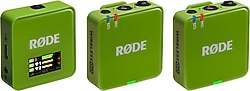Rode Wireless GO Gen 3 Yeşil 2'li Kablosuz Yaka Mikrofonu