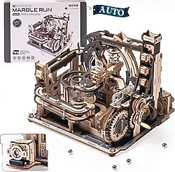 Rokr LGC01 Marble Spaceport Marble Run Hareketli Ahşap Maket