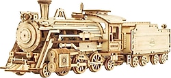 Rokr MC501 Lokomotif Tren Hareketli Ahşap Maket