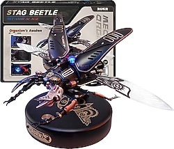 Rokr MI03 Stag Beetle Hareketli Ahşap Maket