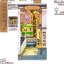 Rolife TGB01 Sakura Densya Kitap Köşesi Minyatür Maket