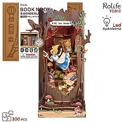 Rolife TGB12 Fall İnto Wonder Kitap Köşesi Minyatür Maket