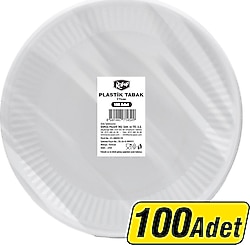 Roll-Up 17 cm 100'lü Plastik Tabak