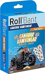Roll Bant Canavar Komyonlar 12'li Yara Bandı