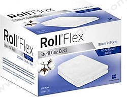 Roll Flex Steril Gazlı Bez 30cm x 80cm 10'lu