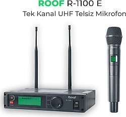 Roof R-1100 E Tek El Telsiz Mikrofon Seti