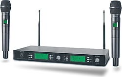 Roof R-1250 2'li UHF Kablosuz Mikrofon Seti
