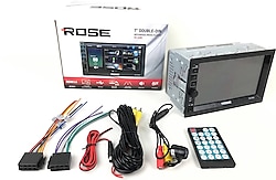 Rose DC-6300 7" 4x60 W Bluetooth Double Oto Teyp