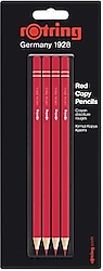 Rotring 4'lü Kırmızı Kopya Kalemi