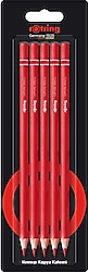 Rotring 5'li Kırmızı Kopya Kalemi