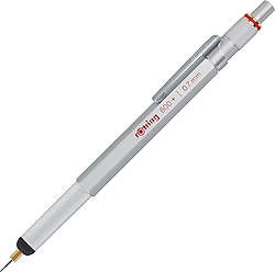 Rotring 800+ İki Fonksiyonlu Krom 0.7 mm Versatil Uçlu Kalem