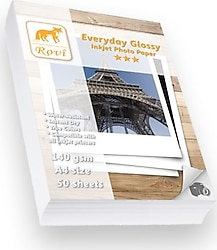 Rovi Everyday Parlak A4 140 gsm 50 Yaprak Fotoğraf Kağıdı