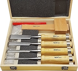 Rox Wood 15399056 9 Parça Ahşap Iskarpela Seti