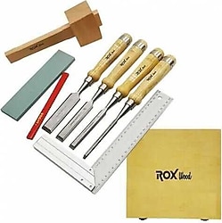 Rox Wood 8 Parça Ahşap Kutulu Iskarpela Seti