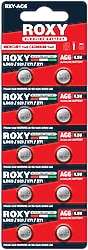 Roxy AG6 LR69 1.5V 10'lu Alkalin Düğme Pil