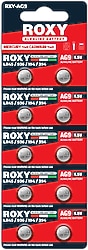 Roxy AG9 LR45 1.5V 10'lu Alkalin Düğme Pil
