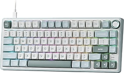 Royal Kludge R75 US Layout Linear Switch Kablolu Mekanik Oyuncu Klavyesi
