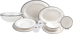 Royal Canterbury Milada 55 Parça 12 Kişilik Yemek Takımı