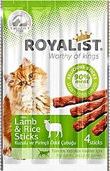 Royalist Kuzu Etli ve Pirinçli 4x5 gr Sticks Kedi Ödül Maması