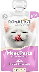 Royalist Meat Paste Ördekli ve Balkabaklı 90 gr Kedi Ödül Maması