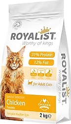 Royalist Premium Tavuklu Yetişkin Kedi Maması 2 Kg