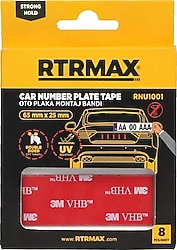Rtrmax RNU1001 Oto Plaka Montaj Bandı