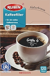Rubin Kahverengi No: 4 120'li Filtre Kahve Kağıdı