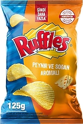 Ruffles Peynir ve Soğan Aromalı Patates Cipsi 125 gr