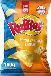 Ruffles Peynir ve Soğan Aromalı Patates Cipsi 160 gr