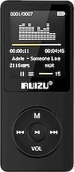 Ruizu X02 Ultra İnce 8 GB FM Radyolu MP3 Çalar