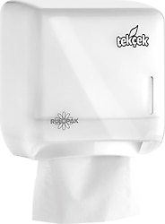 Rulopak Tekçek Mini Şeffaf Beyaz Tuvalet Kağıdı Dispenseri