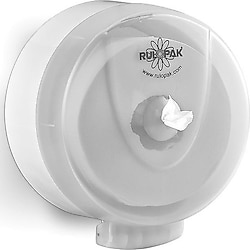Rulopak Yeni Cimri İçten Çekmeli Şeffaf Beyaz Tuvalet Kağıdı Dispenseri