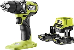 Ryobi RPD18BL-2C20S Çift Akülü 2 Ah Darbeli Matkap