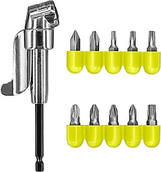 Ryobi RAKRAD11 10 Parça Aksesuarlı Köşe Vidalama Adaptörü