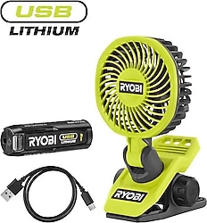 Ryobi RCF4-120G Akülü Masaüstü Vantilatör