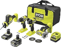 Ryobi RCK184A-2C42S Combo Kit 18V Akülü Elektrikli El Aletleri Seti