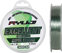 Ryuji Excellent 300 m 0.25 mm 4.2 kg Green Monofilament Misina