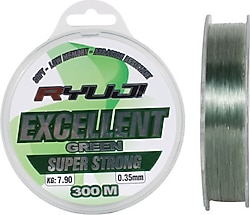 Ryuji Excellent 300 m 0.35 mm 8 kg Green Monofilament Misina