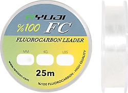 Ryuji Fluoro 25 m 0.41 mm 9.8 kg Fluorocarbon Misina