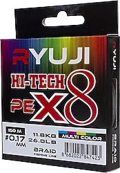 Ryuji Hi-Tech 8X 150 m 0.10 mm 6.5 kg Multicolor İp Misina