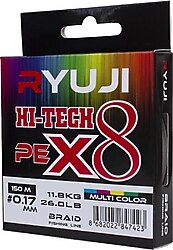 Ryuji Hi-Tech 8X 150 m 0.21 mm 14.9 kg Multicolor İp Misina