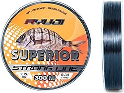 Ryuji Superior 300 m 0.35 mm 9 kg Carp Blue Monofilament Misina