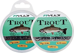 Ryuji Trout 150 m 0.18 mm 3 kg Grey Monofilament Misina