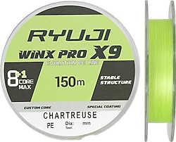 Ryuji Winx Pro 9X 150 m 0.08 mm 4.9 kg Chartreuse İp Misina