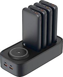 S-link IP-DS40 4 Adet 10000 mAh Powerbank ve Şarj İstasyonu