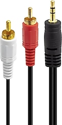 3 RCA + 3 RCA 1.5 Metre Standart RCA Kablo Satın Al