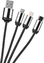 S-link SL-CP110 1 m 3in1 Şarj Kablosu