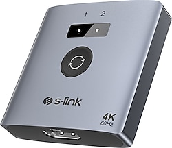 S-link SL-LU602 2 Port Çift Yönlü HDMI Switch